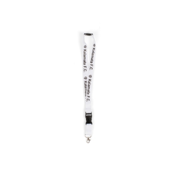 ΚΟΡΔΟΝΙ ΛΑΙΜΟΥ LANYARD KALAMATA F.C. ΑΣΠΡΟ ΣΗΜΑ
