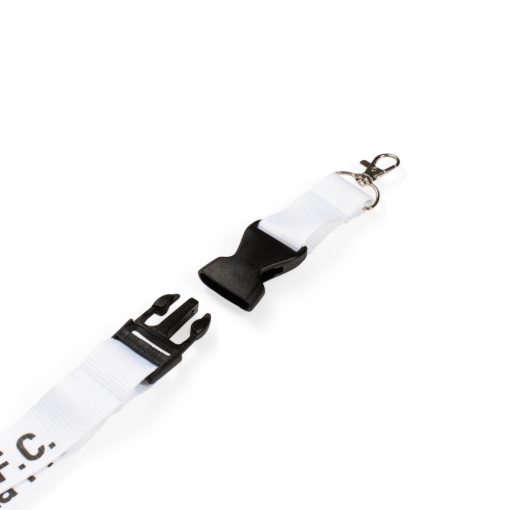 ΚΟΡΔΟΝΙ ΛΑΙΜΟΥ LANYARD KALAMATA F.C. ΑΣΠΡΟ ΣΗΜΑ